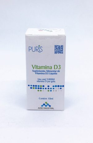 Vitamina D3 gotas Puris
